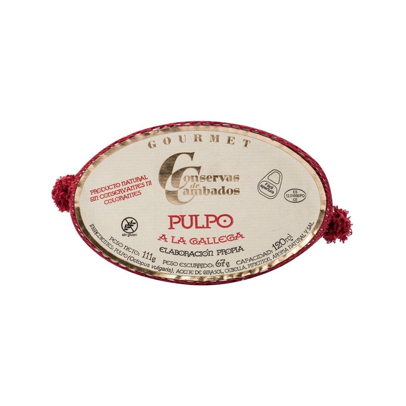 CONSERVAS DE CAMBADOS Squid in Ink  (111g)