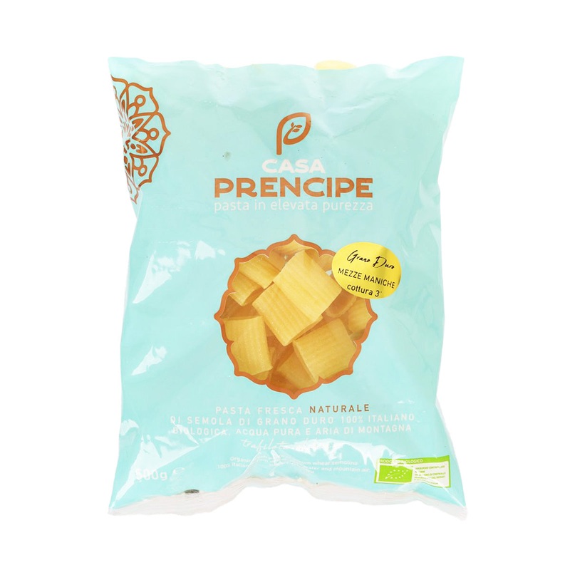 CASA PRENCIPE Organic Pasta - Mezze Maniche  (500g)