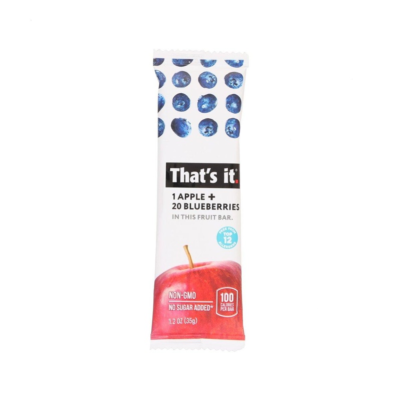 THAT'S IT Fruit Bar - Apple and Blueberry  (35g)