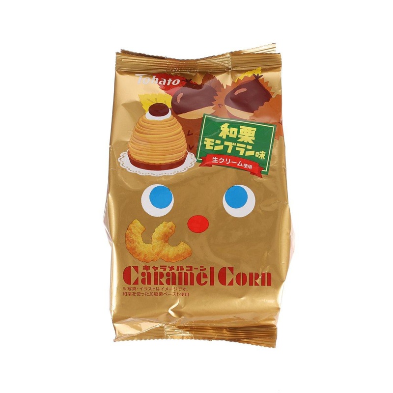 TOHATO Caramel Corn Snack - Japanese Chestnut Mont Blanc  (62g)