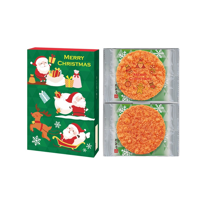 KEISHINDO Christmas Roasted Red Shrimp Cracker (6packs)