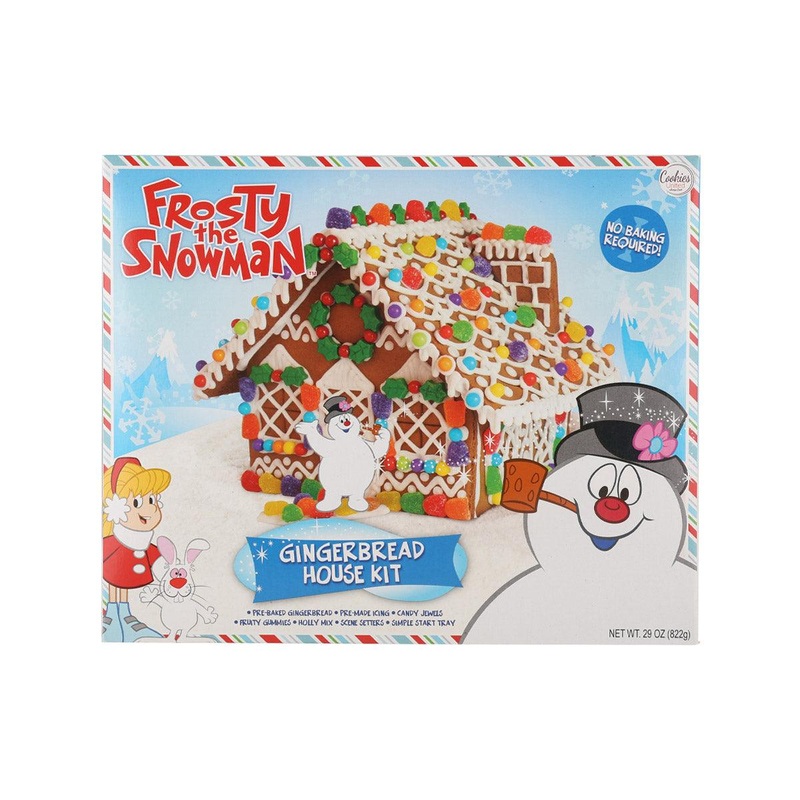 COOKIES UNITED "Frosty The Snowman" Gingerbread House Kit  (822g)