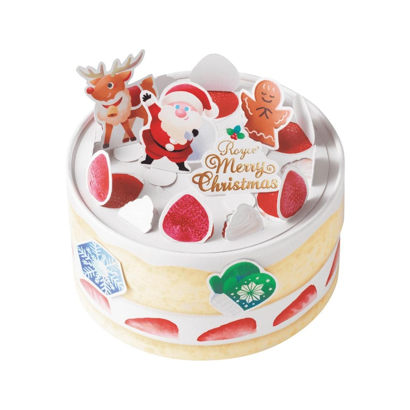 ROYCE' Decoration Cake Box with Chocolate - Christmas Package  (19pcs)
