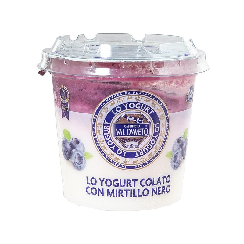 VAL DAVETO Strained Yogurt - Blueberry  (150g)