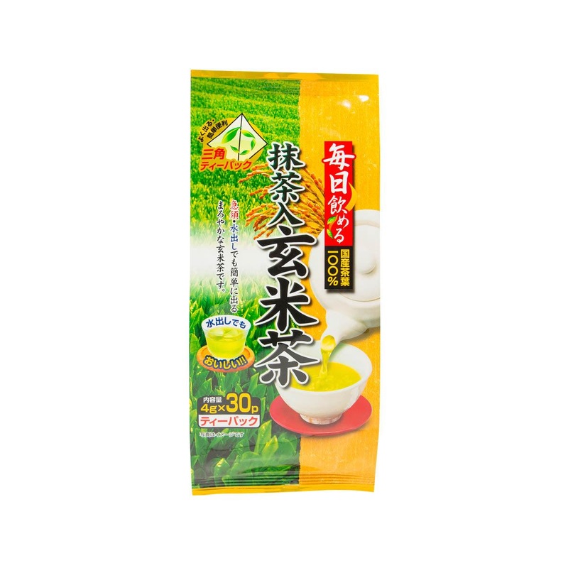SURUGAEN Powdered Genmai Tea Bags  (120g)