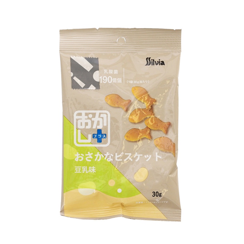 SIL VIA Fish Shaped Biscuit - Soy Milk  (30g)