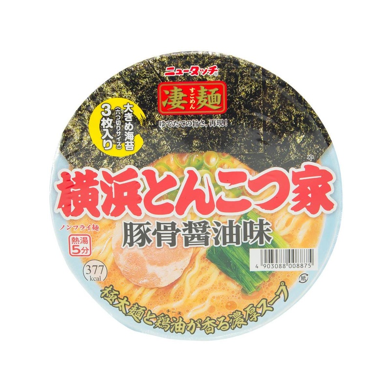 YAMADAI Sugomen Instant Ramen - Yokohama Pork Bone & Soy Sauce Soup  (122g)