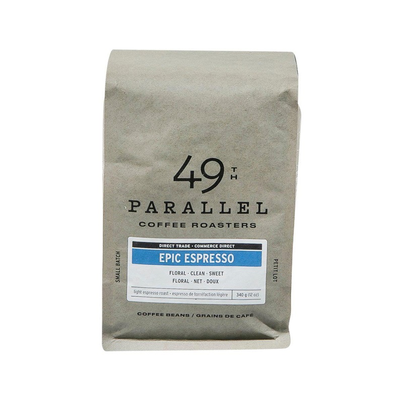 49TH PARALLEL Epic Espresso Light Roast Coffe Beans  (340g)