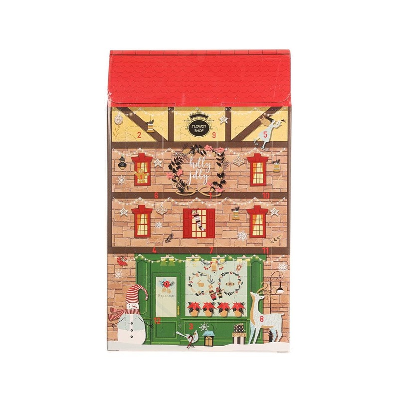 EUREKA Xmas Forest Cake Shop Advent Calendar with Snacks  (71g)