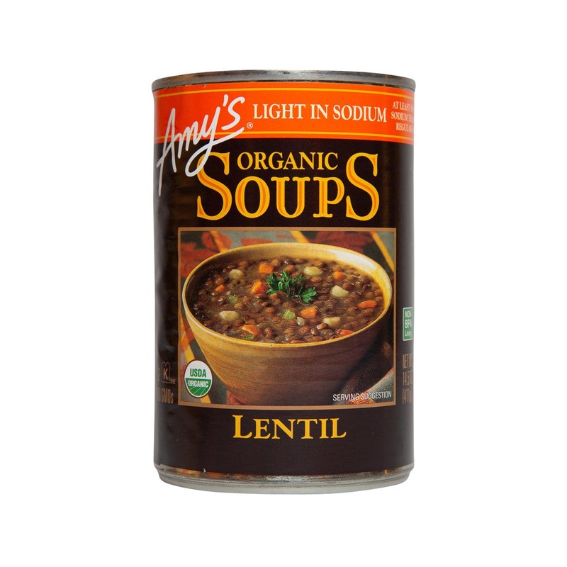 AMY'S KITCHEN Organic Lentil Soups - Light in Sodium  (411g)