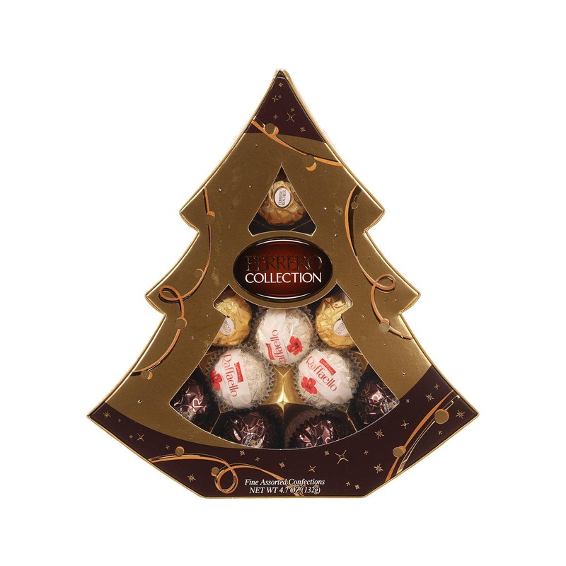 FERREROROCHER Rocher Assorted Confections Tree Gift Box  (132g)