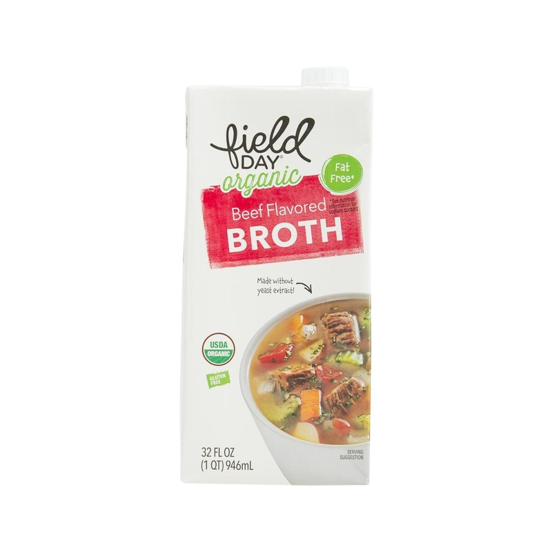 FIELD DAY Organic Beef Flavored Broth  (907g)