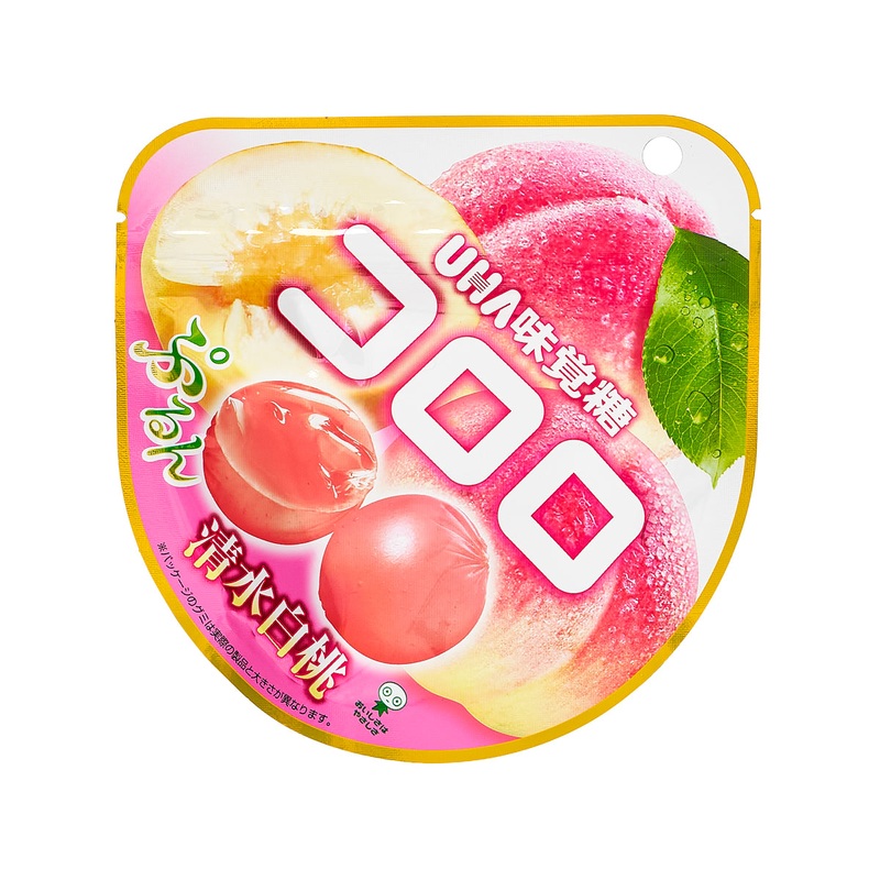 UHA MIKAKUTO Cororo Gummy - Shimizu Peach  (40g)
