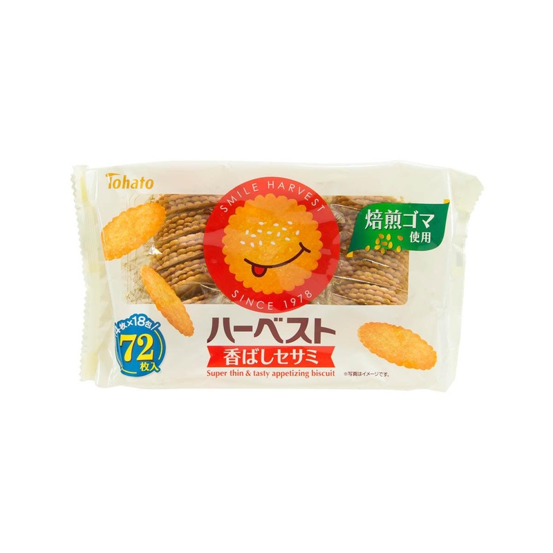 TOHATO Harvest Biscuit - Sesame  (72pcs)