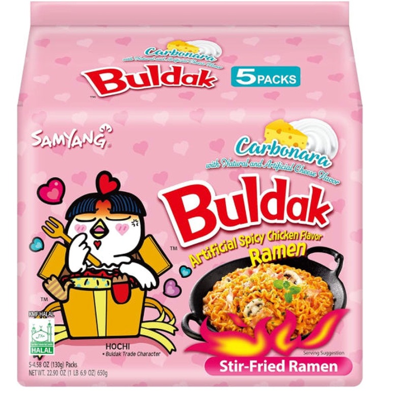 Samyang Buldak Hot Chicken Flavor Ramen Cream Carbonara