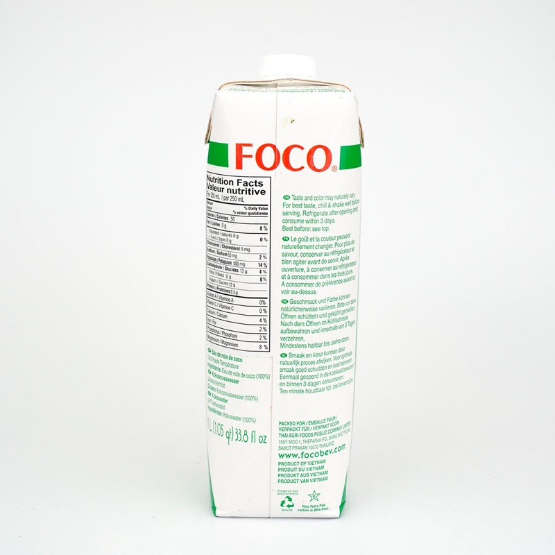 Foco 100% Pure Coconut Water(1000ml)