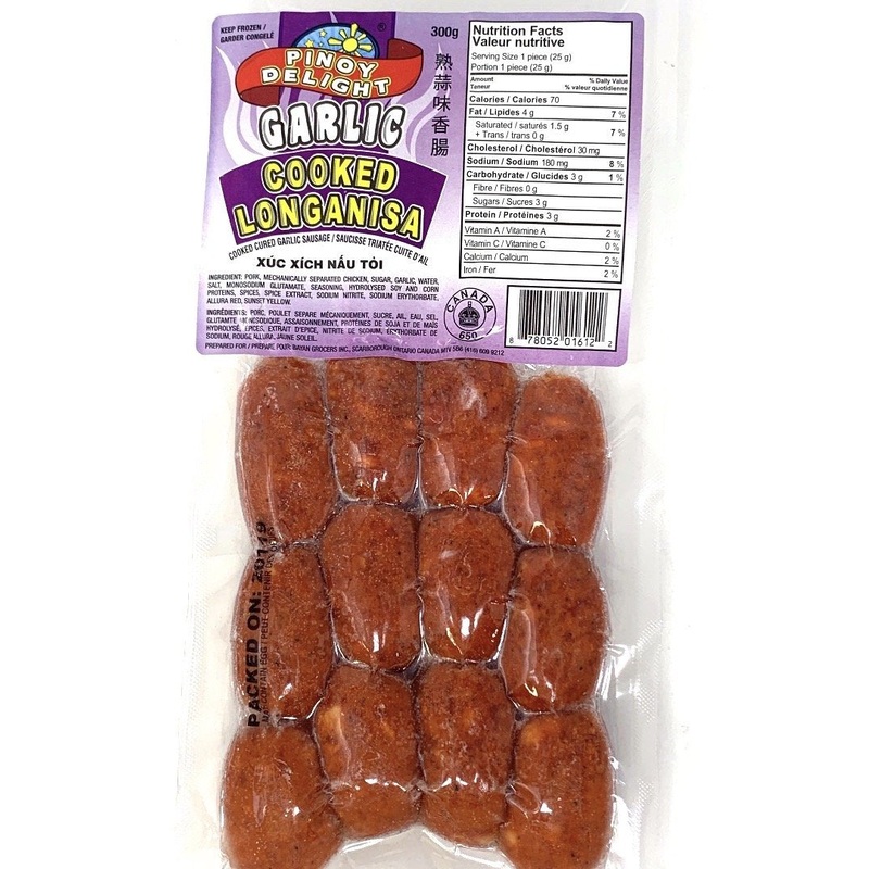 Pinoy Delight Garlic Cooked Longanisa