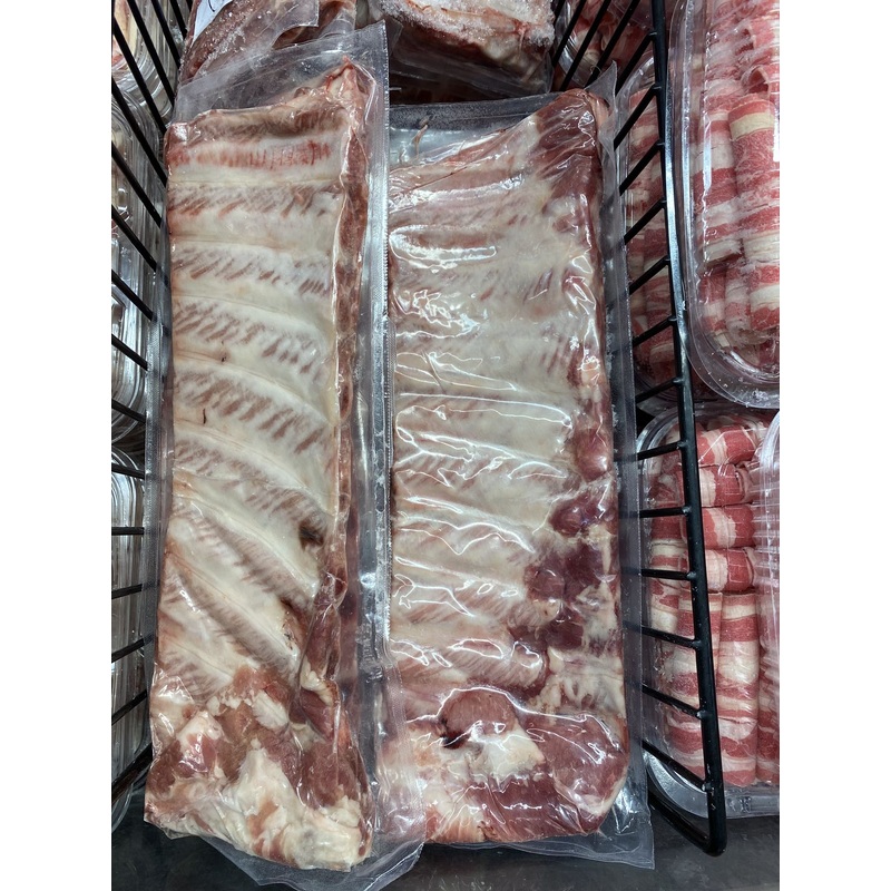 Frozen BBQ ribs