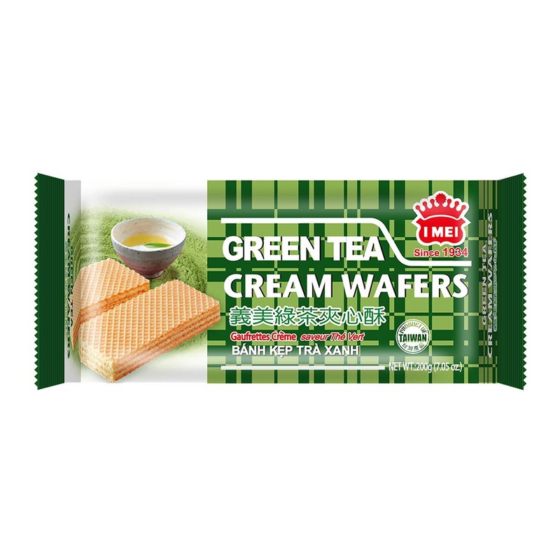 Imei Cream WafersGreen Tea Flavor)
