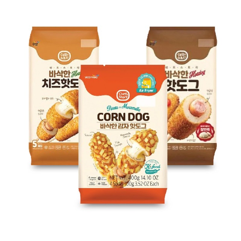 Chef Story Corn Hot Dog(Crispy Cheese)