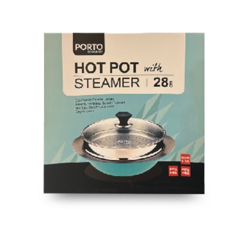 Porto Hot Pot With Steamer